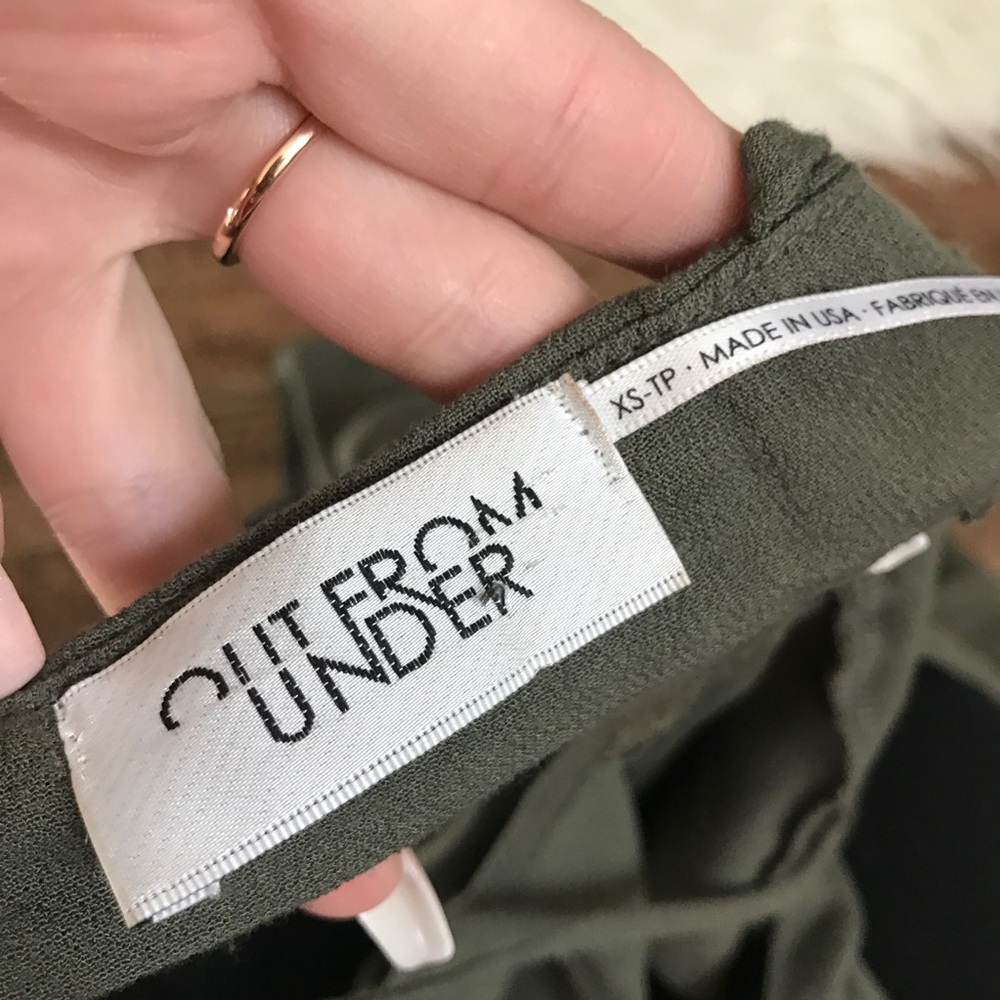 Urban Outfitters • Olive Double Strap Slip Dress - Picture 8 of 8